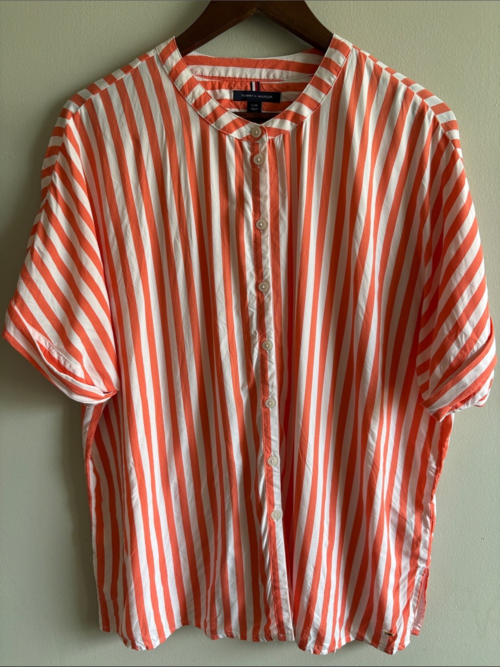 Tommy Hilfiger Coastal Stripe‎ Tunic Blouse L
